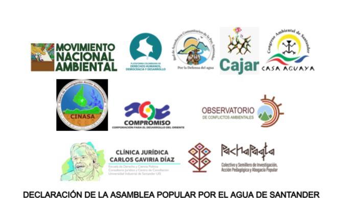 DECLARACIÓN DE LA ASAMBLEA POPULAR POR EL AGUA DE SANTANDER