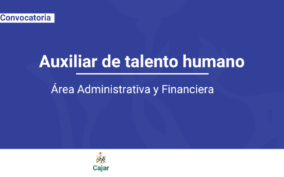 Convocatoria para el cargo de Auxiliar de Talento Humano