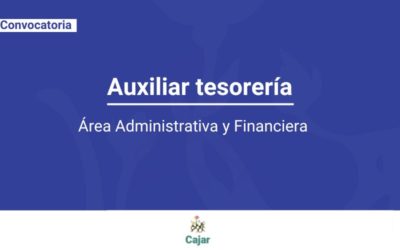 Convocatoria para el cargo de auxiliar de tesorería