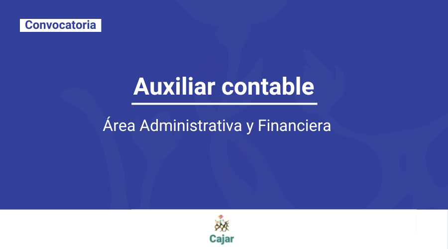 Convocatoria para el cargo de auxiliar contables