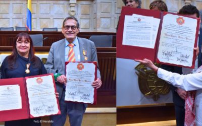 Defensoras y defensores de derechos humanos fueron condecorados por el Congreso de la República por su aporte a la justicia, verdad y democracia en Colombia